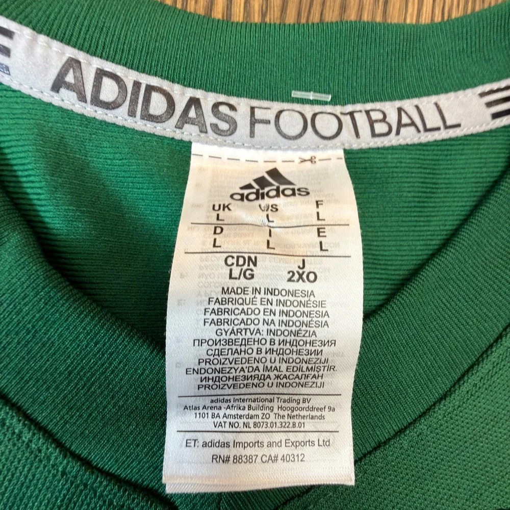 Adidas Miami Hurricanes Yayi Bondje 49 Football Jersey Green Mens Large